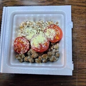 トマト・チーズ納豆